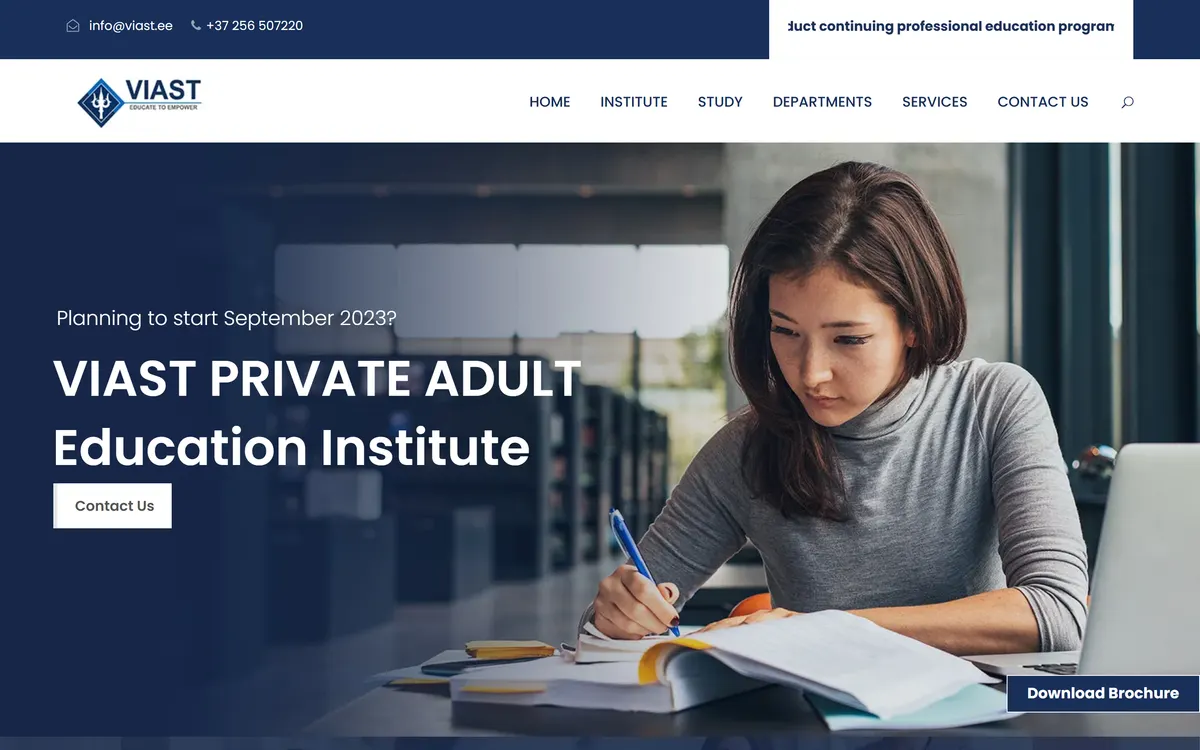 viast.ee homepage